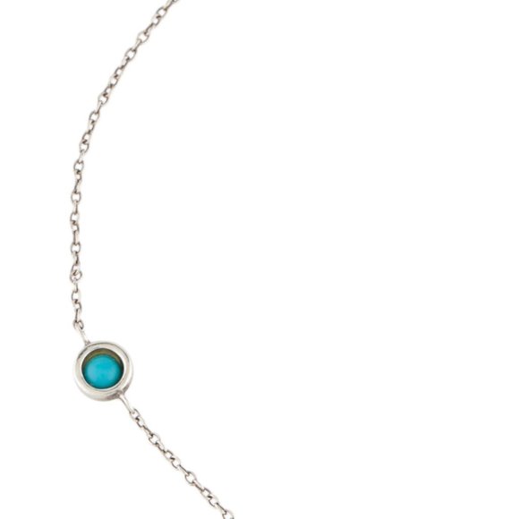 JENNIFER ZEUNER STERLING SILVER MALSCHITE & TURQUOISE LINK BRACELET - Picture 2 of 7